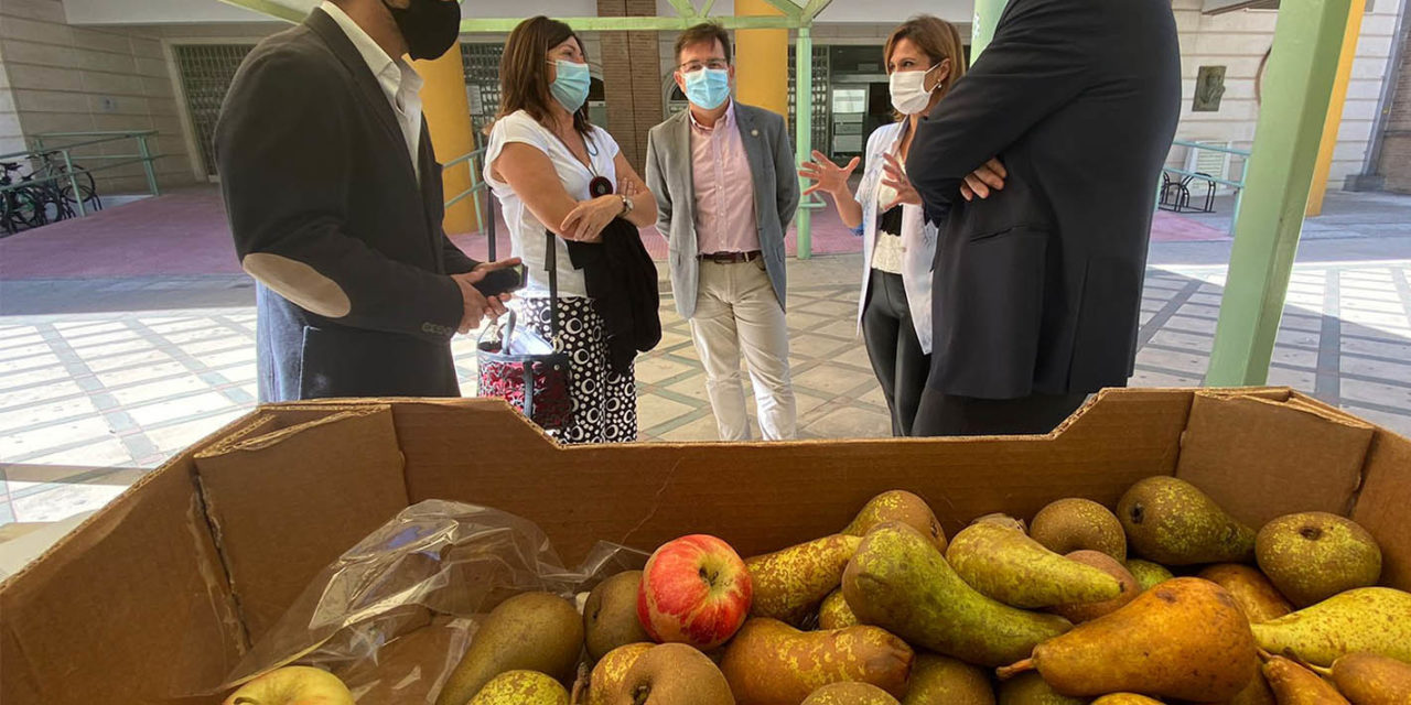 La UJA celebra el Día de las Universidades Saludables en su campus de Linares con el reparto de fruta de temporada y una campaña de extracción de sangre