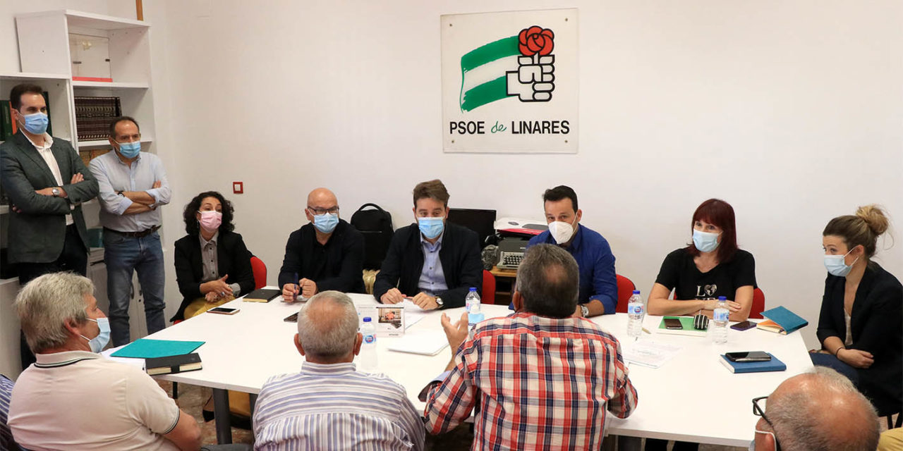 El Grupo Parlamentario del PSOE de Jaén inicia en Linares una serie de reuniones itinerantes en la provincia