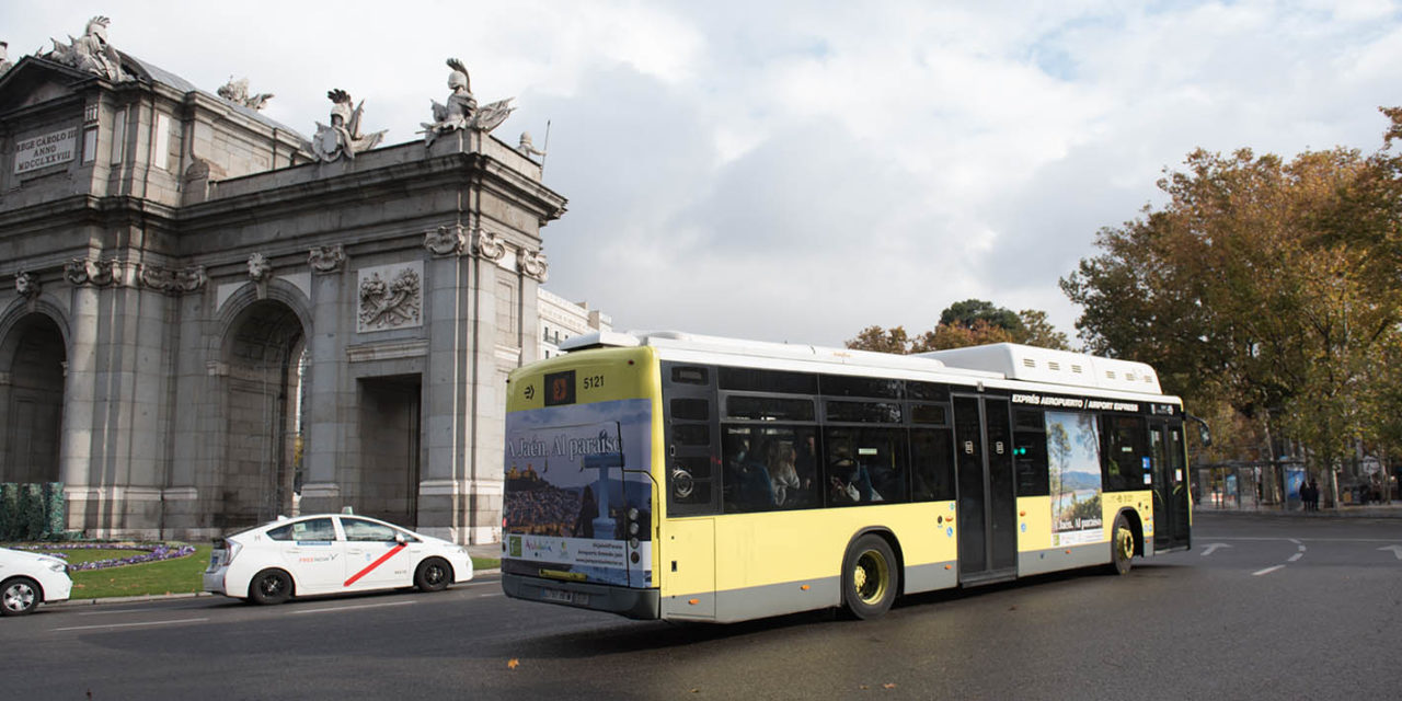 Diputación promociona la oferta turística de Jaén, Paraíso Interior en autobuses urbanos de Madrid y Barcelona