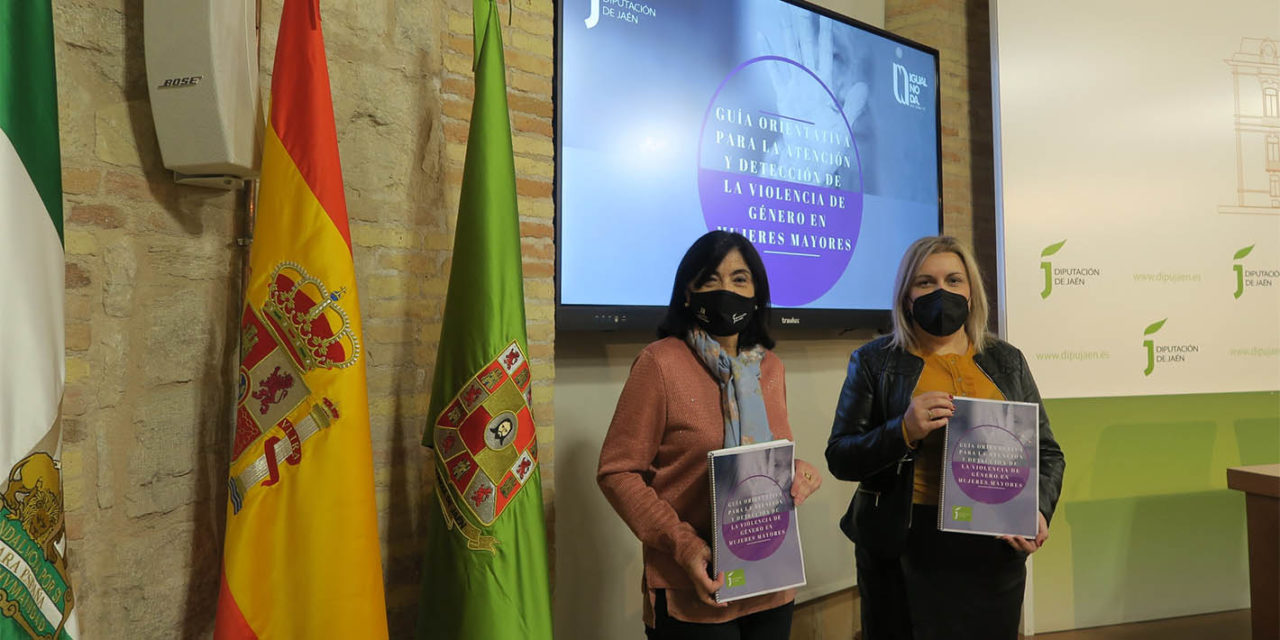 Diputación edita una guía para orientar a profesionales en la atención a mujeres mayores víctimas de violencia de género