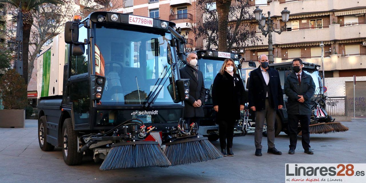 VÍDEO | Nuevos vehículos para la limpieza de las calles de Linares