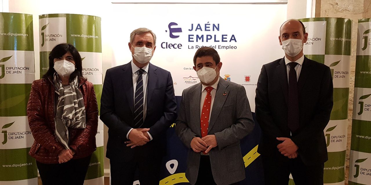 Diputación y Clece inician la ruta Jaén Emplea para buscar a 300 profesionales en la provincia, con parada en Linares