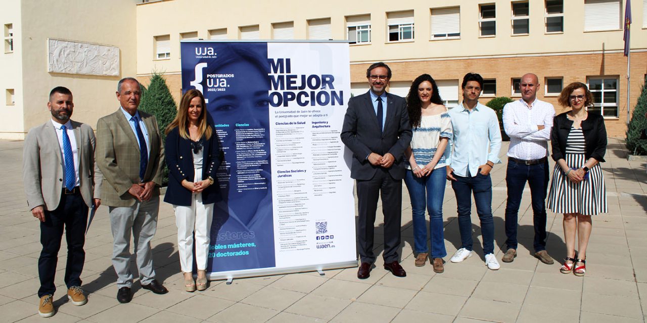 La Universidad de Jaén oferta 53 másteres oficiales y 20 doctorados en el curso 2022-2023, para lo que pone a disposición 3.159 plazas