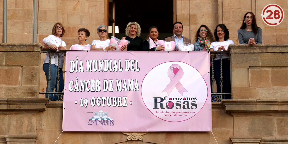 VÍDEO | Las ‘Corazones Rosas’ de Linares salen a la calle en el Día Internacional de Lucha Contra el Cáncer de Mama