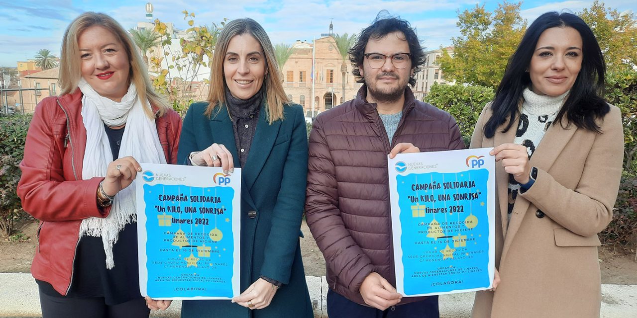 El PP y NNGG de Linares ponen en marcha una nueva edición de la Campaña Solidaria ‘Un kilo, una sonrisa’