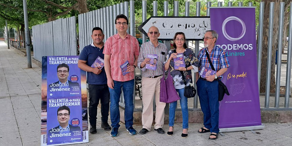 28M | Podemos Linares centra su campaña en los barrios