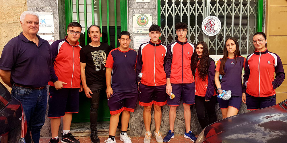 Alumnado del Colegio Salesianos visitan la organización Solidari@s Sport