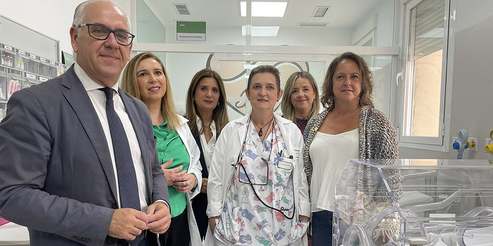 Inaugurada la renovada Área de Pediatría del Hospital de Linares