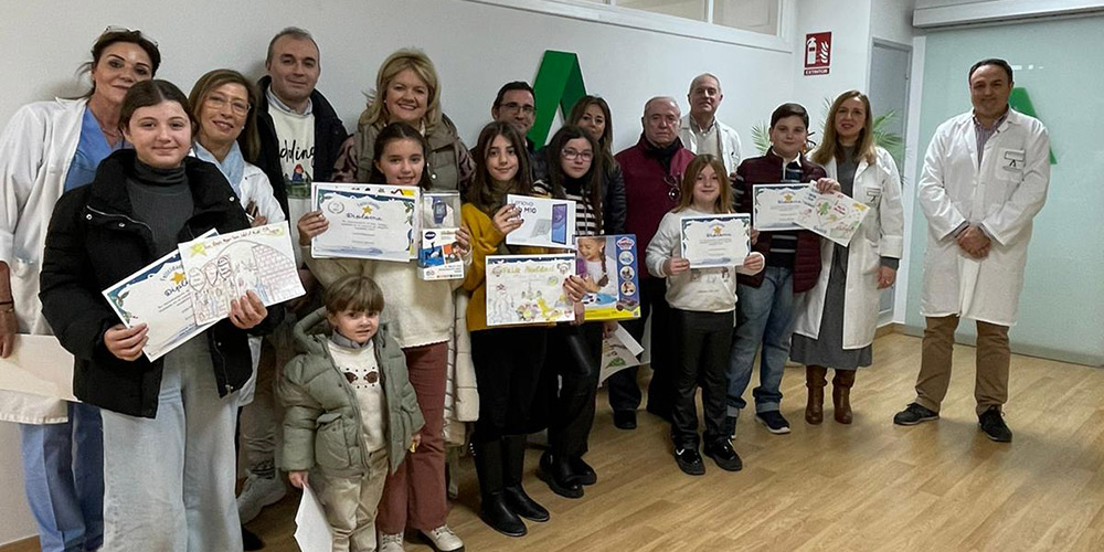 Los centros sanitarios de Jaén entregan los premios del concurso de tarjetas de Navidad