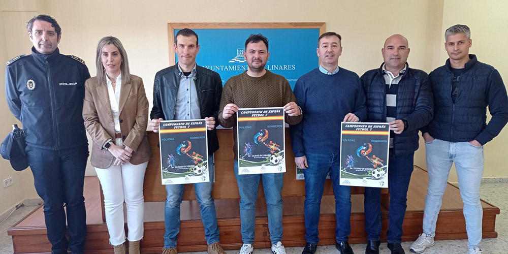 Deportes respalda la celebración en Linares de un Campeonato Nacional de Fútbol 7 de Policías y Bomberos