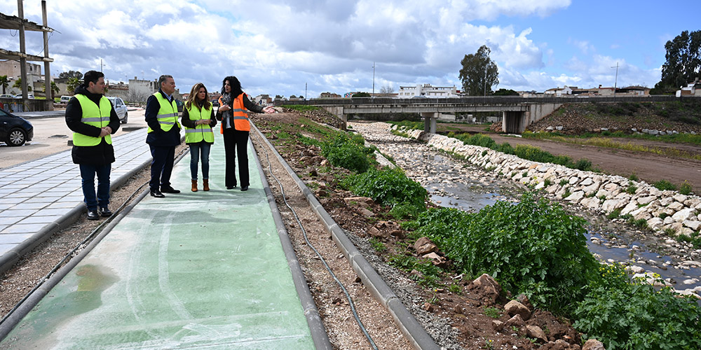 Avanzan las obras del nuevo vial paralelo al arroyo Periquito Melchor