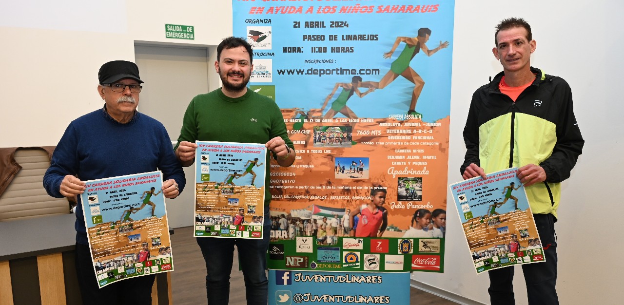 Llega a Linares la Carrera Andalucía en Ayuda a los Niños Saharauis 2024   