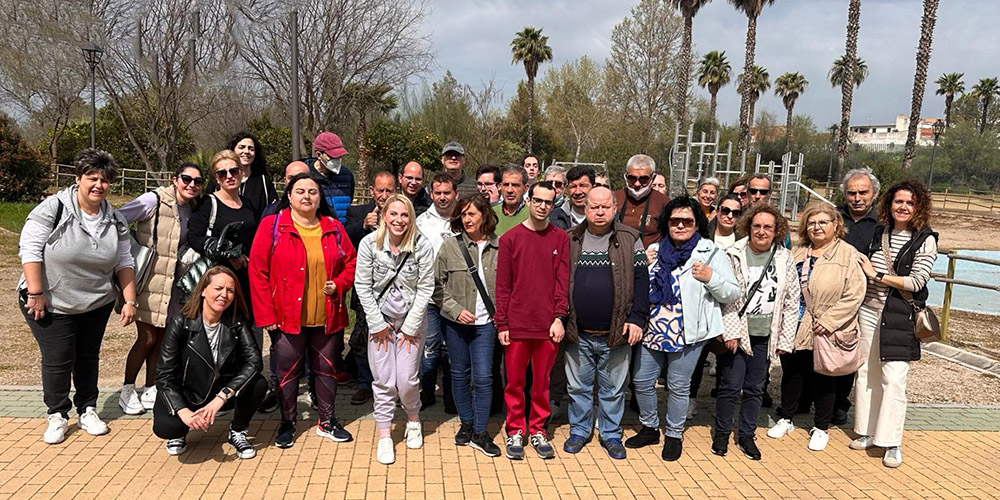 Pacientes de Salud Mental participan en una gymkana en Linares