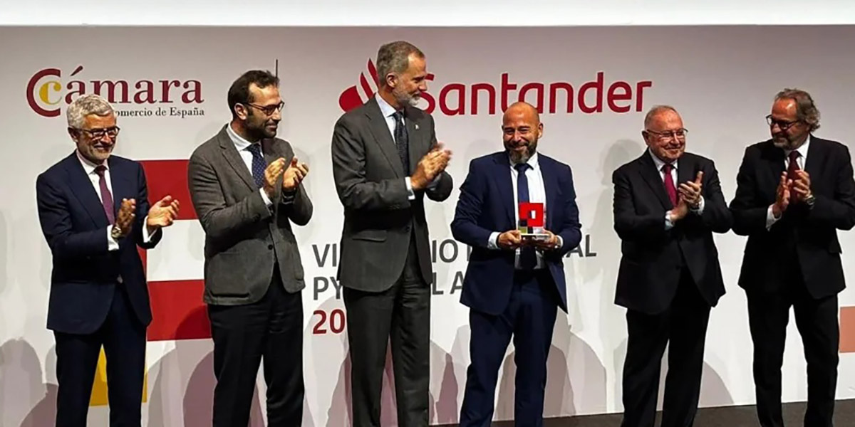 ‘Meltio’ recibe de manos de Felipe VI el Premio Pyme del Año 2023 de la Cámara de España