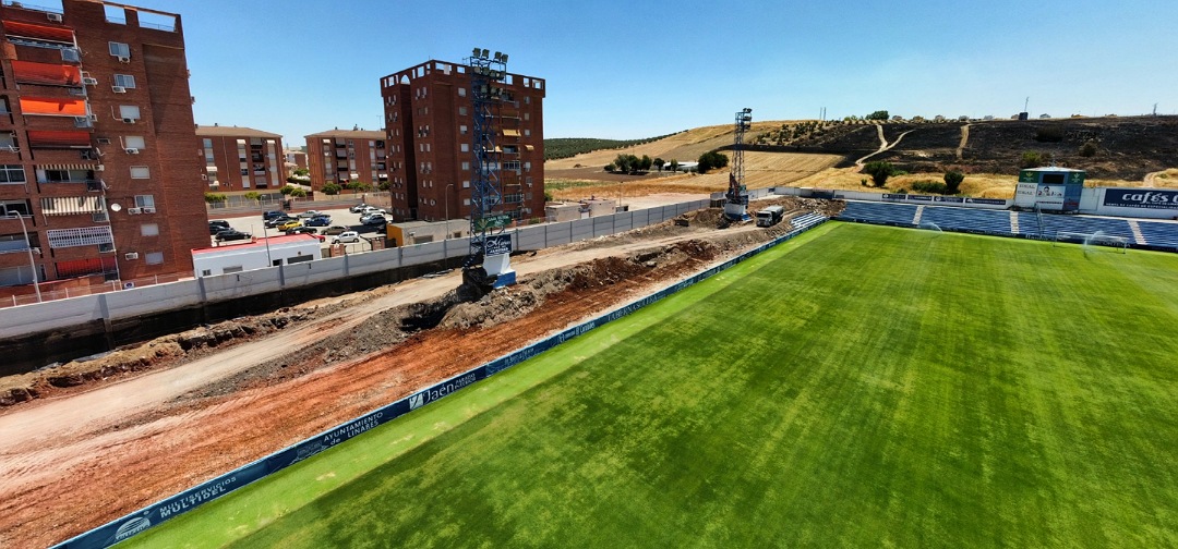 Las obras del Nuevo Linarejos a toda máquina