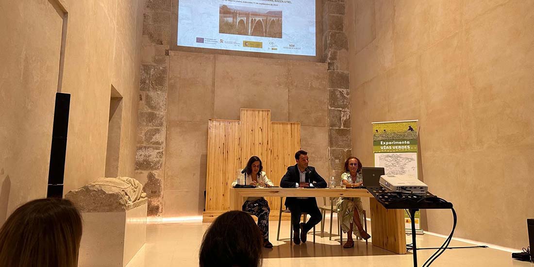 Una jornada analiza la gestión del Camino Natural Vía Verde Linares-Baeza-Utiel