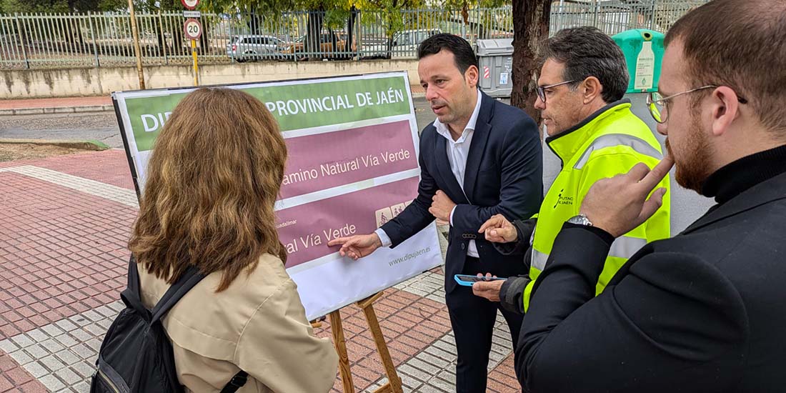 Diputación instalará en la Estación Linares-Baeza nuevas señales para facilitar el acceso a la Vía Verde del Guadalimar